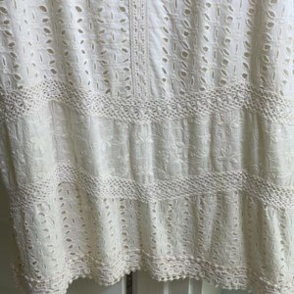 Sundance Ivory Lace/Eyelet Dress - Picture 3 of 10